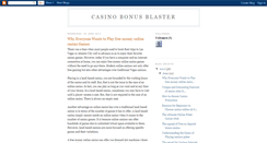 Desktop Screenshot of casino-bonus-blaster.blogspot.com