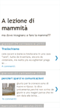 Mobile Screenshot of alezionedimammita.blogspot.com