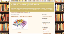 Desktop Screenshot of ceipazahares3primaria.blogspot.com