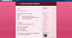 Desktop Screenshot of cocinamediooriente.blogspot.com