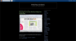 Desktop Screenshot of postalicious.blogspot.com