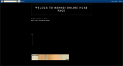 Desktop Screenshot of mehndionline.blogspot.com