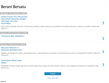 Tablet Screenshot of beranibersatu.blogspot.com