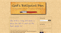 Desktop Screenshot of godsballpoint.blogspot.com