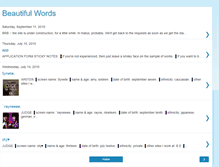 Tablet Screenshot of beautybeautyword.blogspot.com