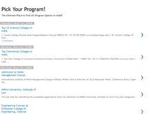 Tablet Screenshot of pickyourprogram.blogspot.com