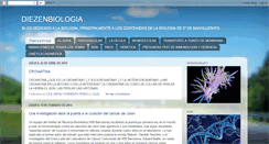 Desktop Screenshot of diezenbiologia.blogspot.com