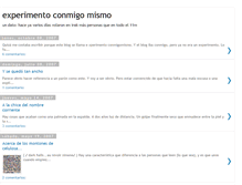 Tablet Screenshot of experimentoconmigomismo.blogspot.com