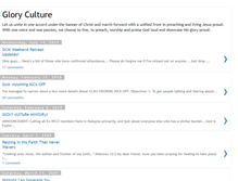 Tablet Screenshot of gloryculture.blogspot.com
