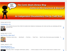 Tablet Screenshot of comicbookliteracy.blogspot.com