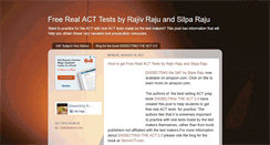 Desktop Screenshot of freeacttest.blogspot.com