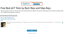 Tablet Screenshot of freeacttest.blogspot.com