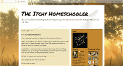 Desktop Screenshot of itchyhomeschooler.blogspot.com