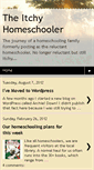 Mobile Screenshot of itchyhomeschooler.blogspot.com