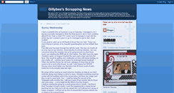 Desktop Screenshot of gillybeesscrappingnews.blogspot.com
