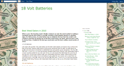 Desktop Screenshot of 18voltbatteriesz.blogspot.com