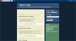 Desktop Screenshot of digital-ic-design.blogspot.com