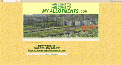 Desktop Screenshot of myallotments.blogspot.com