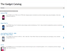 Tablet Screenshot of gadgetscatalog.blogspot.com