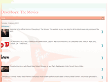 Tablet Screenshot of daveyboyzmovies.blogspot.com