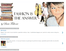 Tablet Screenshot of fashionistheanswer.blogspot.com