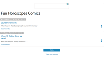 Tablet Screenshot of fun-horoscopes.blogspot.com