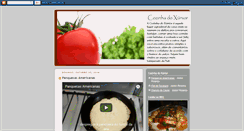 Desktop Screenshot of cozinhadoxunior.blogspot.com
