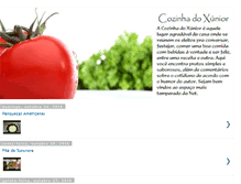 Tablet Screenshot of cozinhadoxunior.blogspot.com