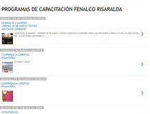 Tablet Screenshot of capacitacionfenalcorisaralda.blogspot.com