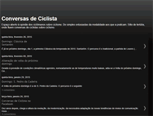 Tablet Screenshot of conversasdeciclista.blogspot.com