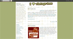 Desktop Screenshot of iheartvintagetees.blogspot.com
