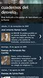 Mobile Screenshot of cuadernosdeldesvelo.blogspot.com