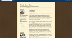Desktop Screenshot of crissiedoescairo.blogspot.com