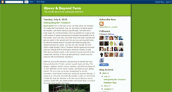 Desktop Screenshot of aboveandbeyondfarm.blogspot.com