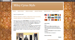 Desktop Screenshot of miley-style.blogspot.com