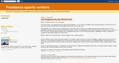 Desktop Screenshot of freelancesportswriters.blogspot.com