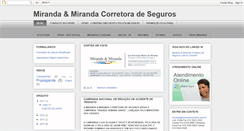 Desktop Screenshot of mirandacorretora.blogspot.com