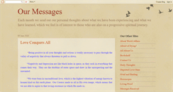 Desktop Screenshot of jennyandmichaelayersmessages.blogspot.com