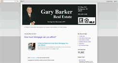 Desktop Screenshot of garybarkerrealestate.blogspot.com