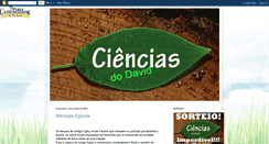 Desktop Screenshot of cienciasdodavid.blogspot.com