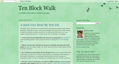 Desktop Screenshot of 10blockwalk.blogspot.com