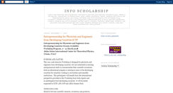 Desktop Screenshot of infos-scholarship.blogspot.com