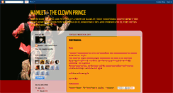 Desktop Screenshot of hamlettheclownprince.blogspot.com