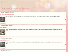 Tablet Screenshot of centerofeventsbysydnee.blogspot.com