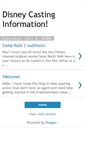 Mobile Screenshot of disneycasting.blogspot.com