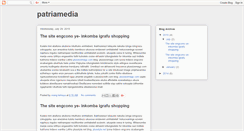 Desktop Screenshot of patriamedia.blogspot.com
