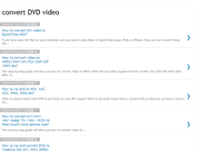 Tablet Screenshot of convert-dvd-video.blogspot.com