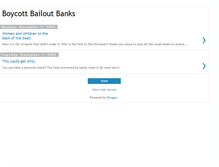 Tablet Screenshot of boycottbailoutbanks.blogspot.com