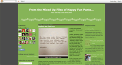 Desktop Screenshot of happyfunpants.blogspot.com