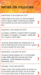 Mobile Screenshot of lletrasdemusicass.blogspot.com